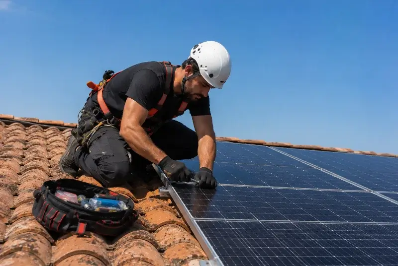Maintenance et monitoring de panneaux solaires à Pressignac-Vicq